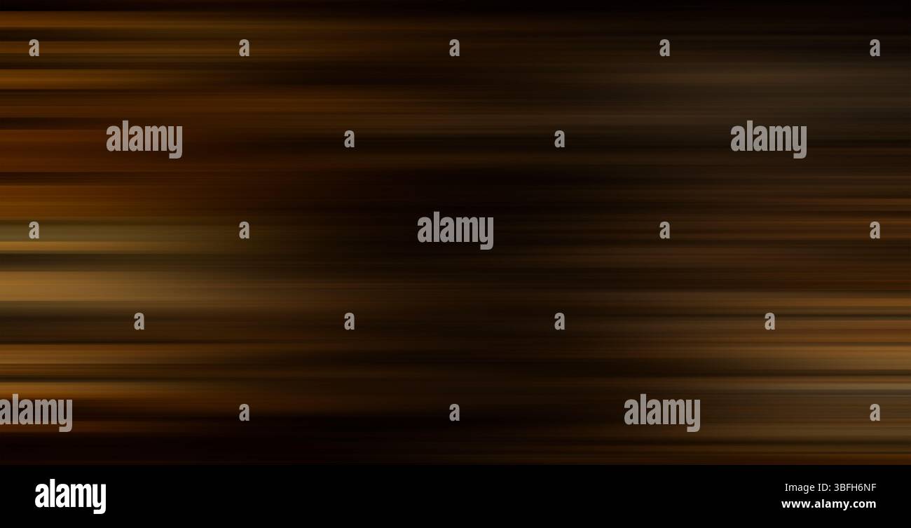 Warmer Verlauf horizontale Linien. Die Farbverlaufsfarbe des Kupferhintergrunds ist wie ein feiner Stoff mit horizontalen Linien und einem goldenen Farbton. Stockfoto