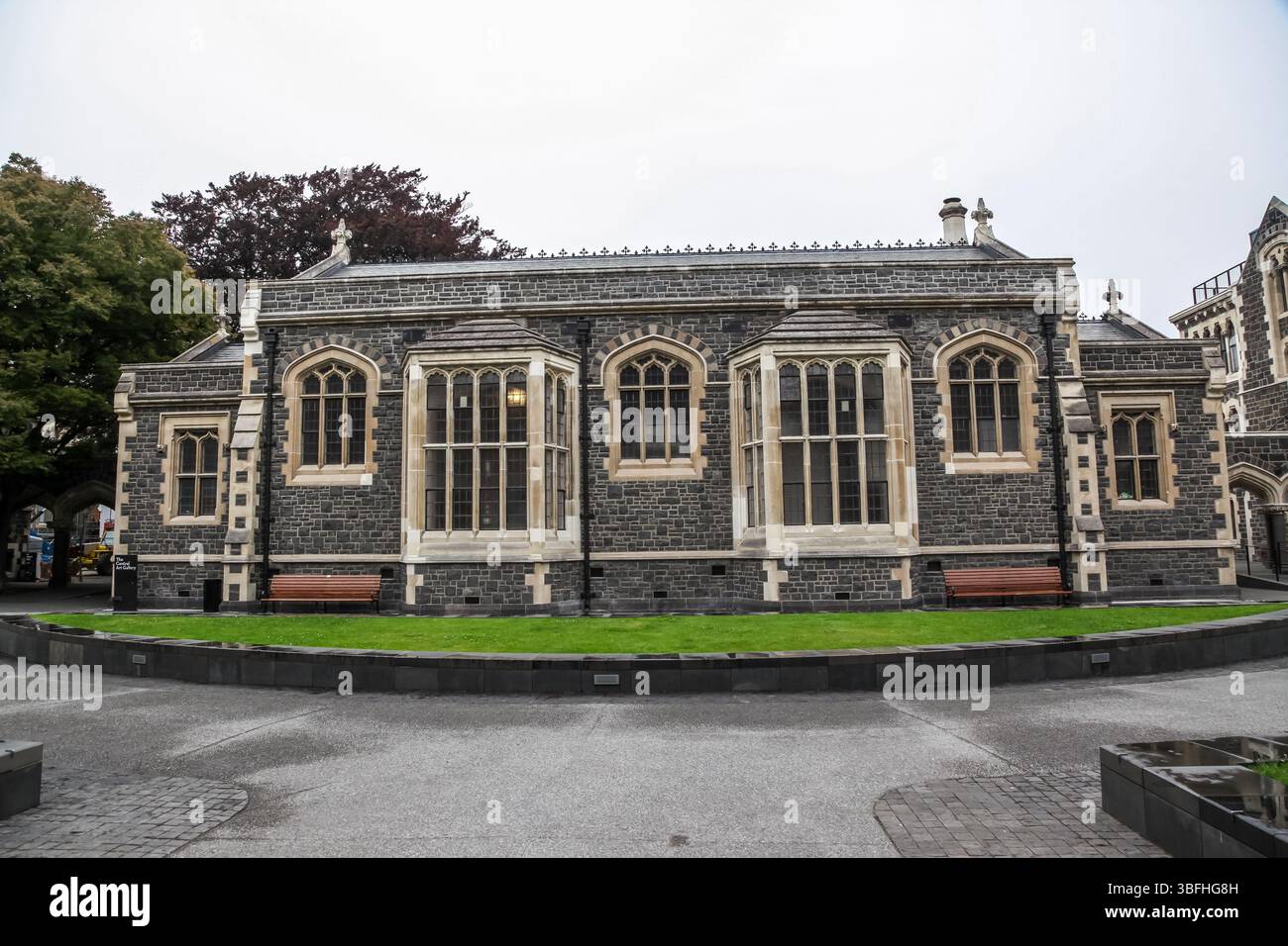 Ein allgemeiner Blick auf Christchurch New Zealnd South Island. Stockfoto