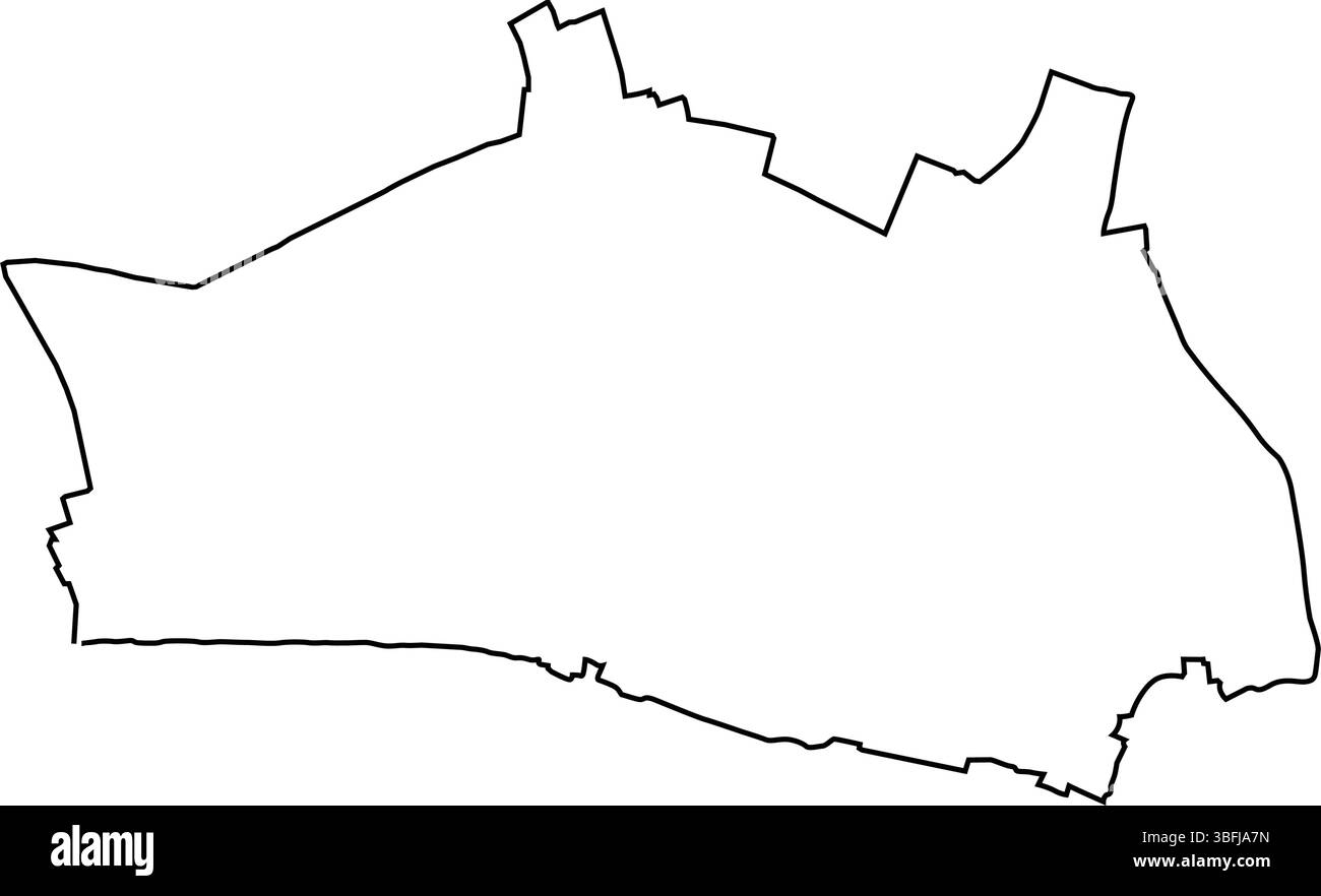 Illustration des Londoner Stadtplans Stock Vektor