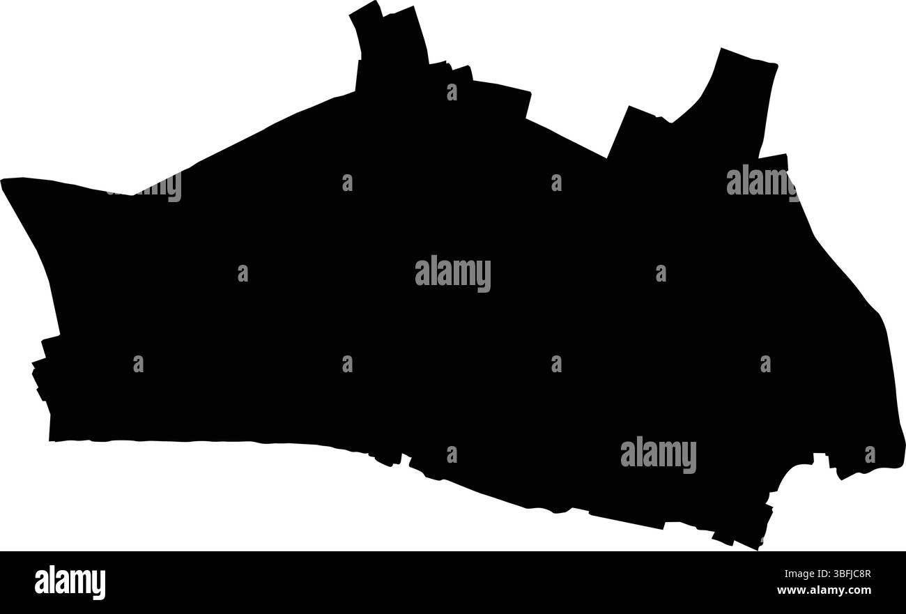 Illustration des Londoner Stadtplans Stock Vektor