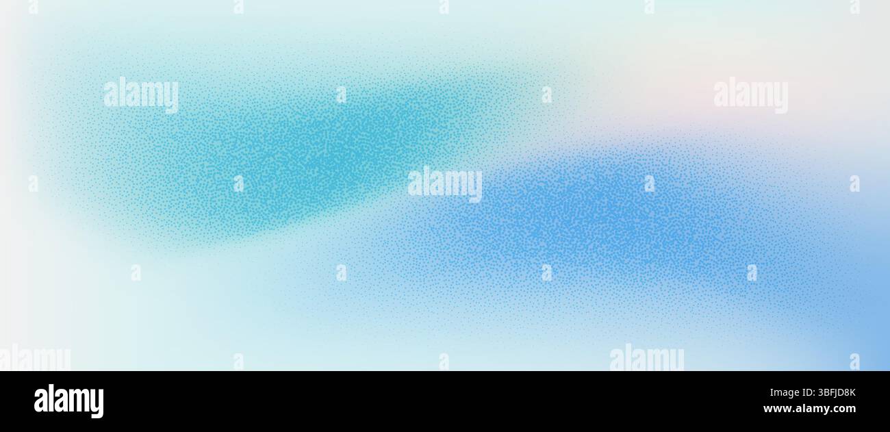 Abstrakter hellblauer Hintergrund mit körniger Textur Stock Vektor