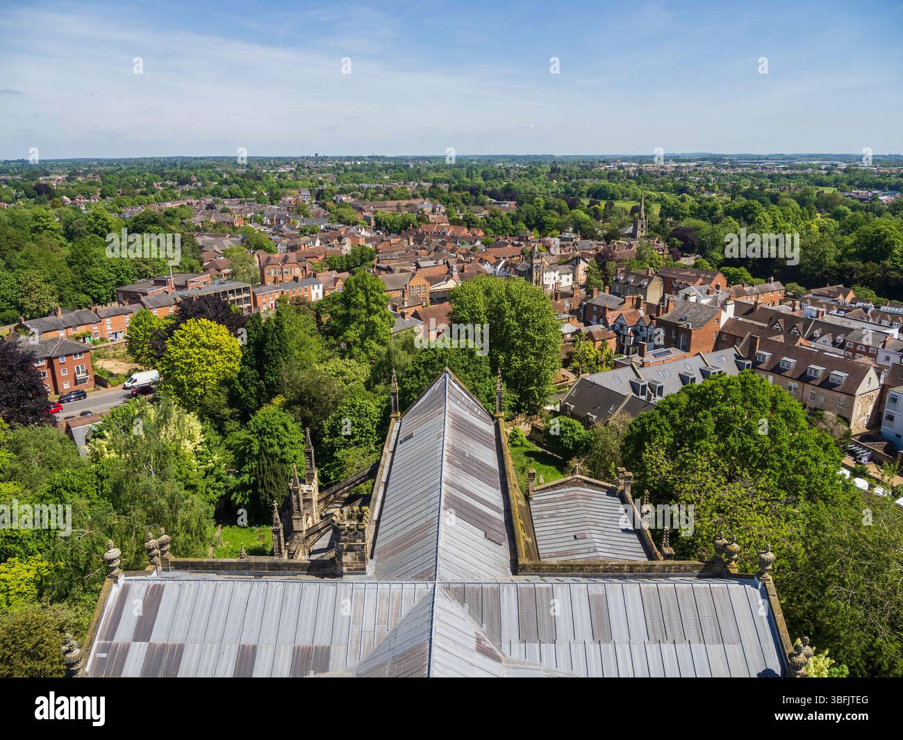 Warwick, St. Mary's Church Tower Stockfoto