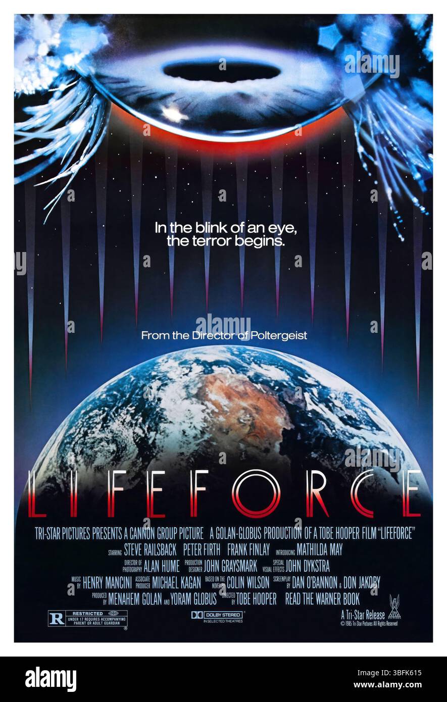 LIFEFORCE (1985), Regie führte TOBE HOOPER. Quelle: CANNON FILMS / Album Stockfoto