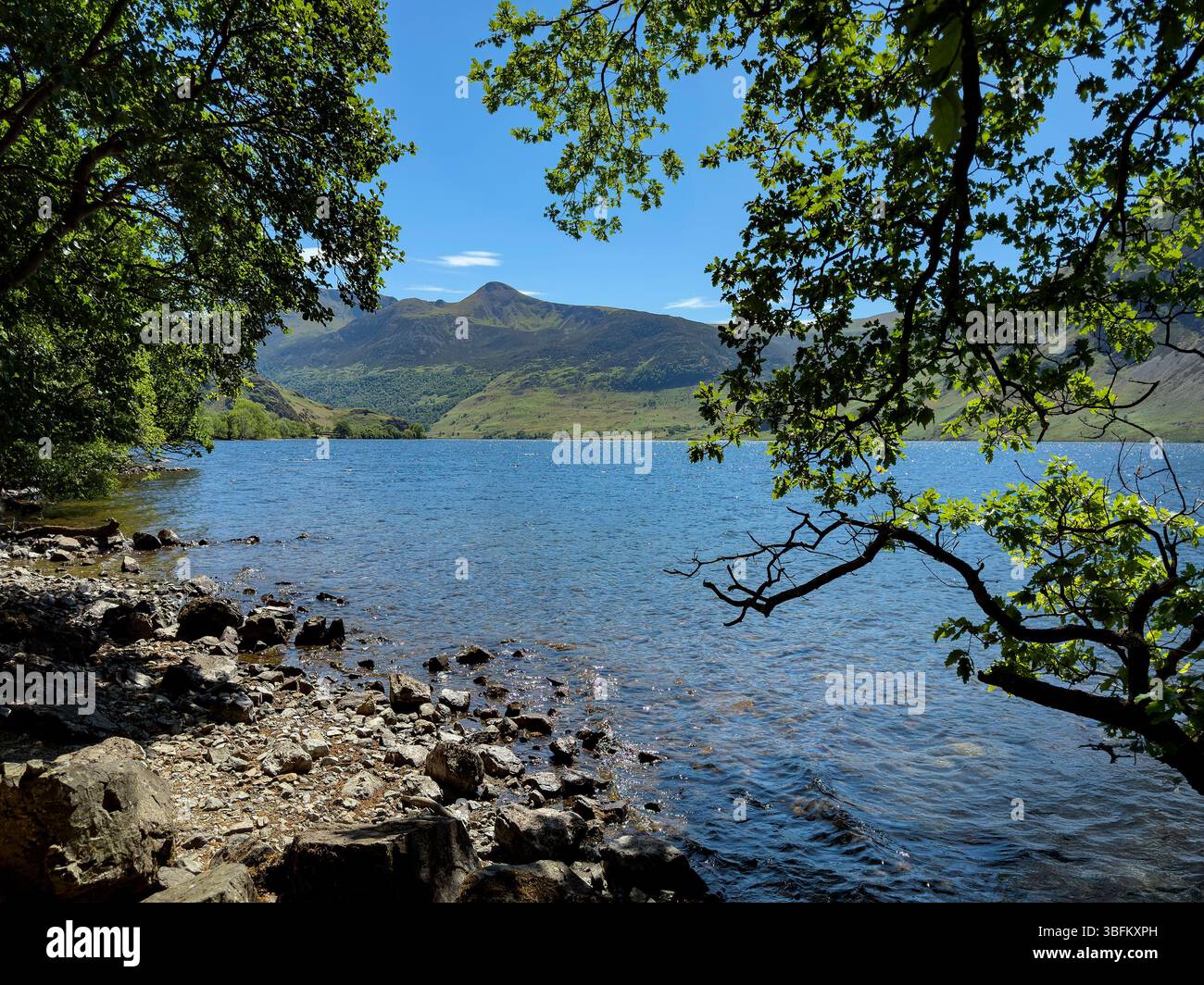 Crummock Water im Lake District in Cumbria im Nordwesten Englands. Stockfoto