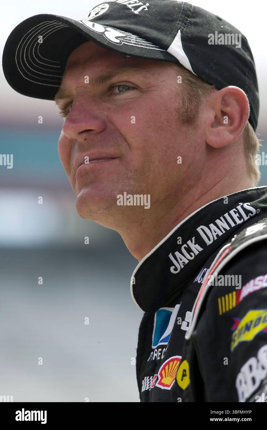 Bristol, TN, USA. August 2008. Bristol, TN USA – 22. August 2008: Clint Bowyer in den Jack Daniels Chevy Practices for the Sharpie 500 (Kreditbild: © Walter G. Arce Sr./ASP Via ZUMA Press Wire) NUR REDAKTIONELLE VERWENDUNG! Nicht für kommerzielle ZWECKE! Stockfoto