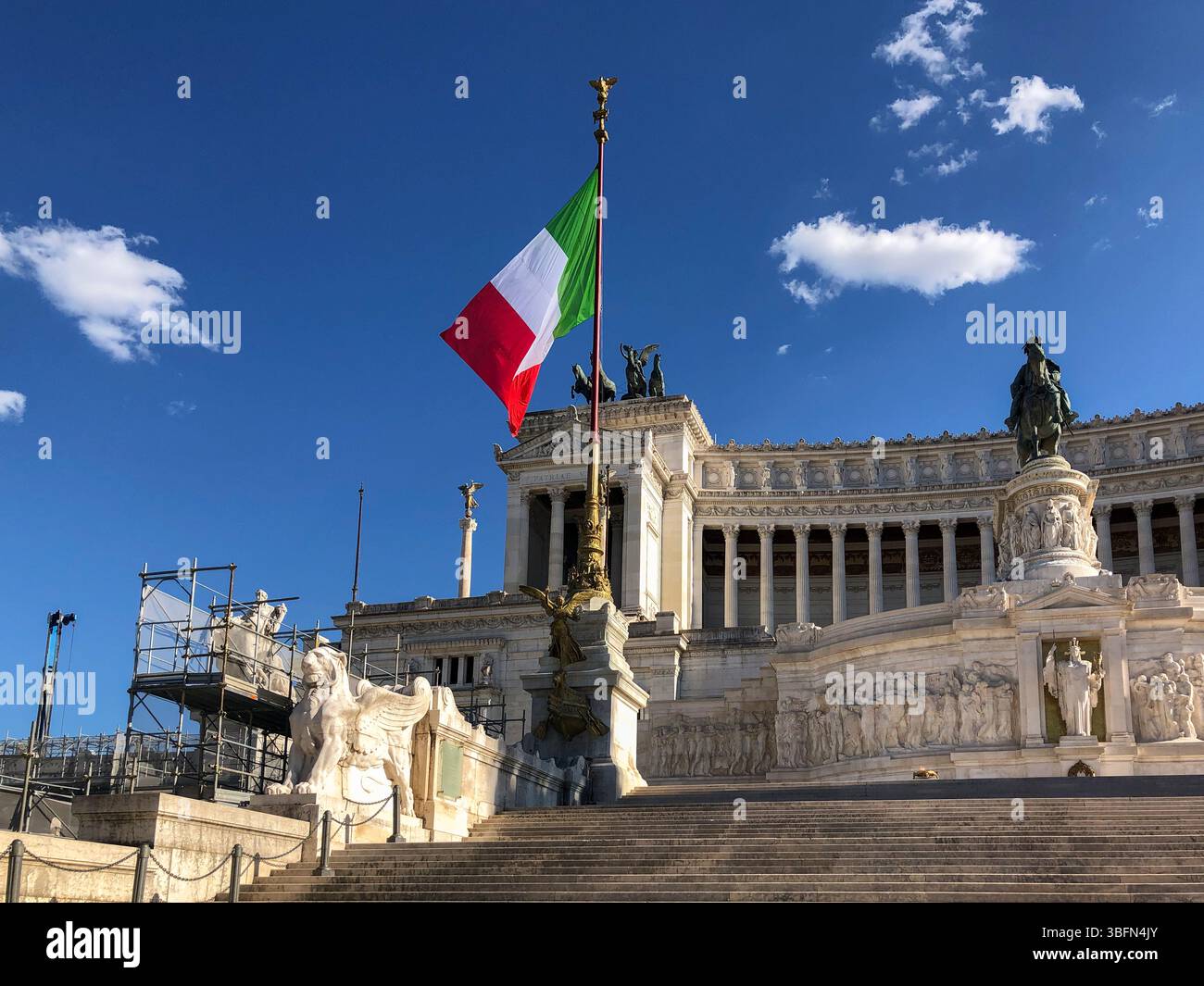 Viktor Emanuel II. Denkmal in Rom Stockfoto