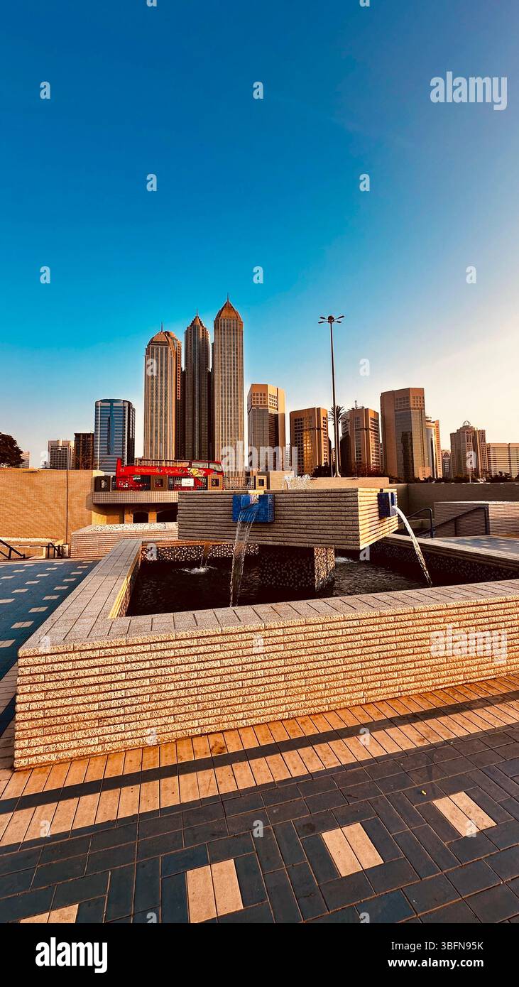 Landschaften Von Abu Dhabi - Smartphone-aufgenommenes Stockfoto