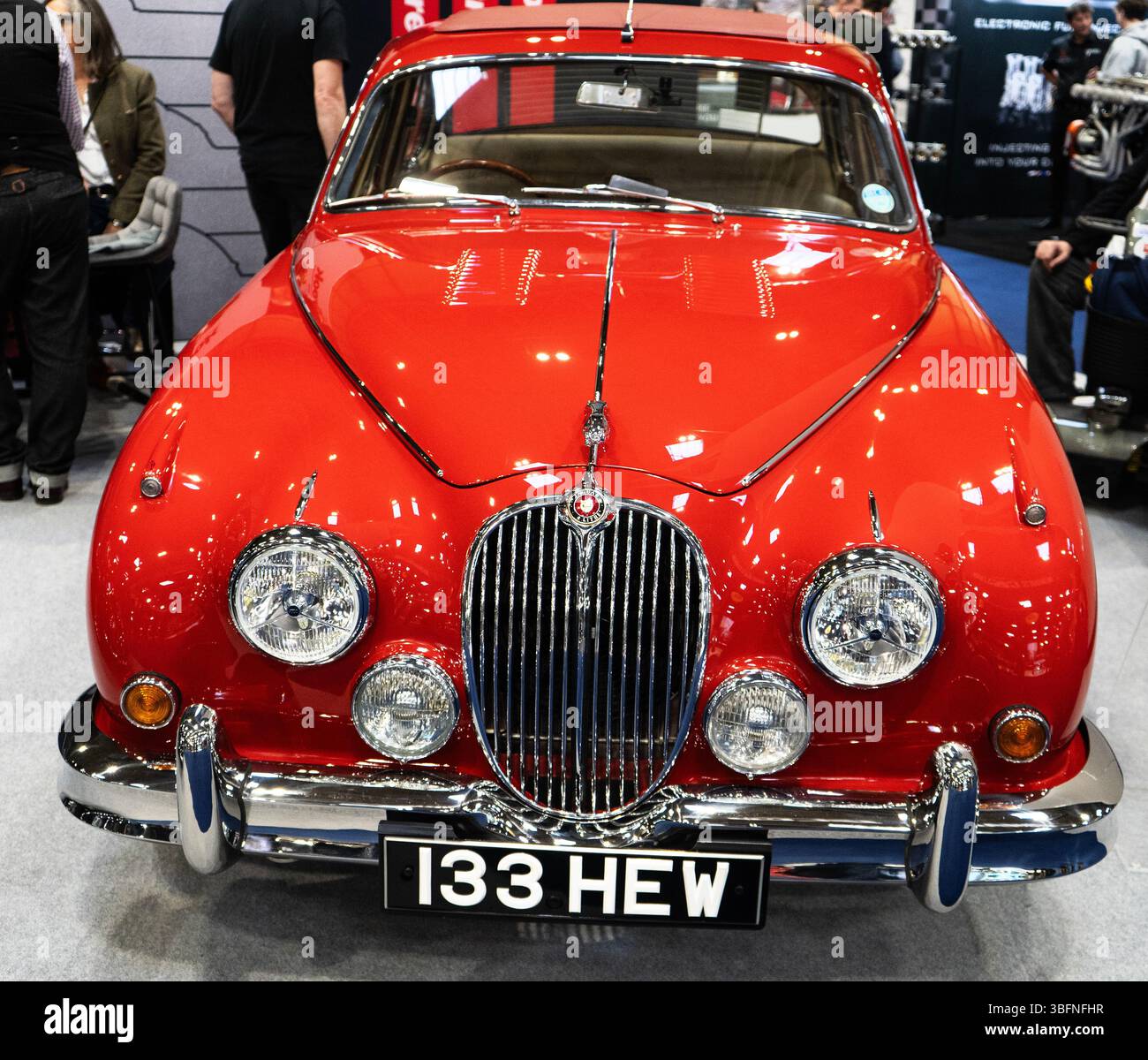 Ein Jaguar Mk2 1961 auf der Classic Motor Show im November 2023 in NEC, Birmingham Stockfoto
