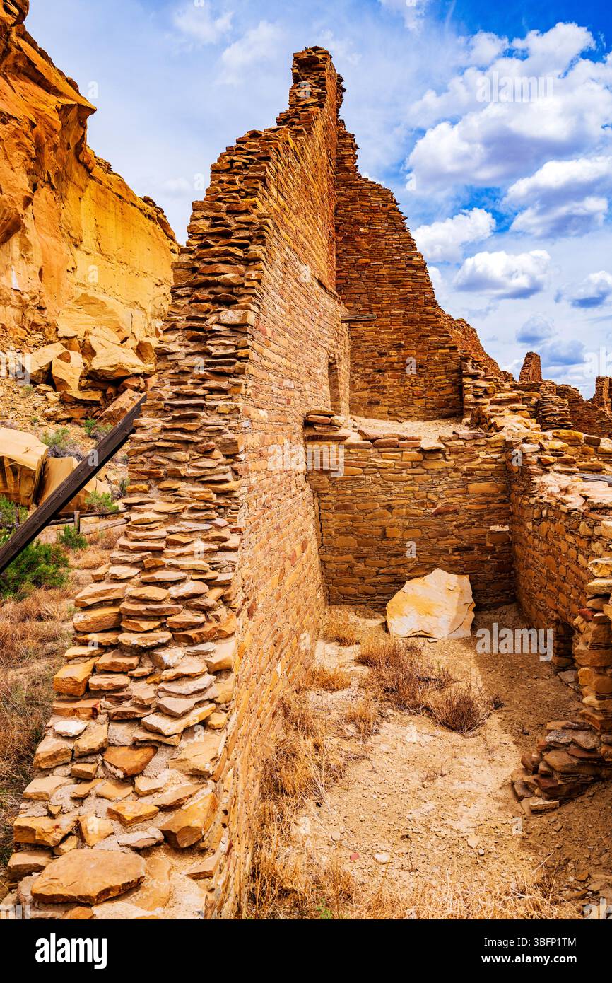 Pueblo Bonito; Chaco Culture National Historical Park; New Mexico; USA Stockfoto