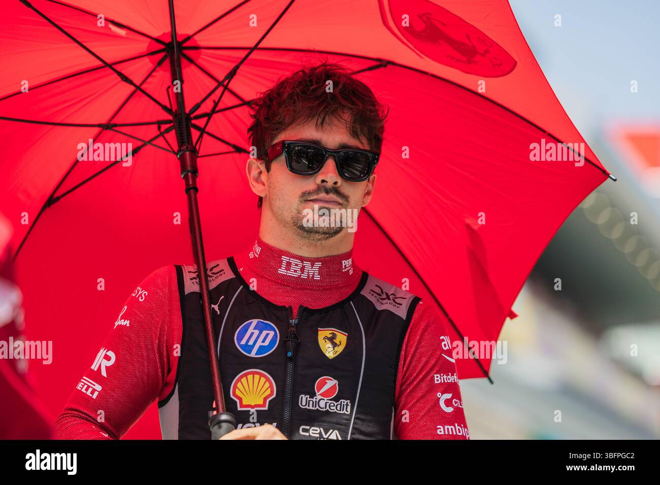 Barcelona, Spanien. Juni 2025. Charles Leclerc aus Monaco und Scuderia Ferrari während des Großen Preises von Spanien. Quelle: SOPA Images Limited/Alamy Live News Stockfoto