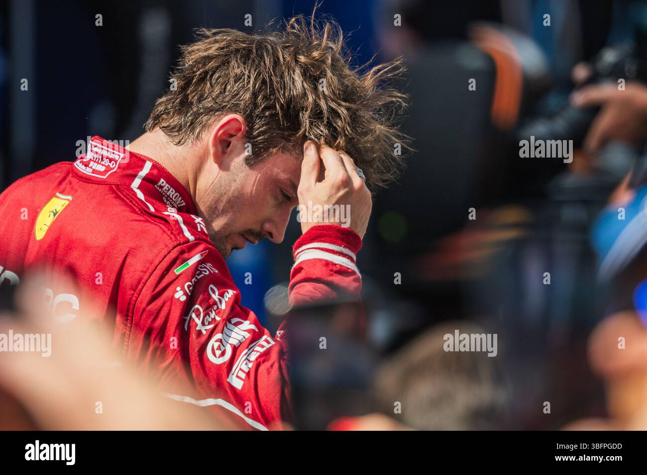 Barcelona, Spanien. Juni 2025. Charles Leclerc aus Monaco und Scuderia Ferrari während des Großen Preises von Spanien. Quelle: SOPA Images Limited/Alamy Live News Stockfoto