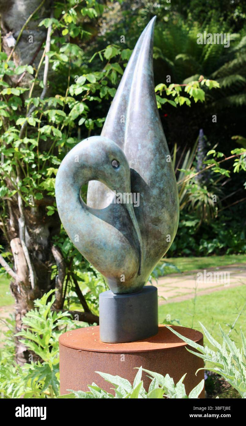 Simon Gudgeon Skulptur, Abbotsbuury Subtropische Gärten - 2025 Stockfoto