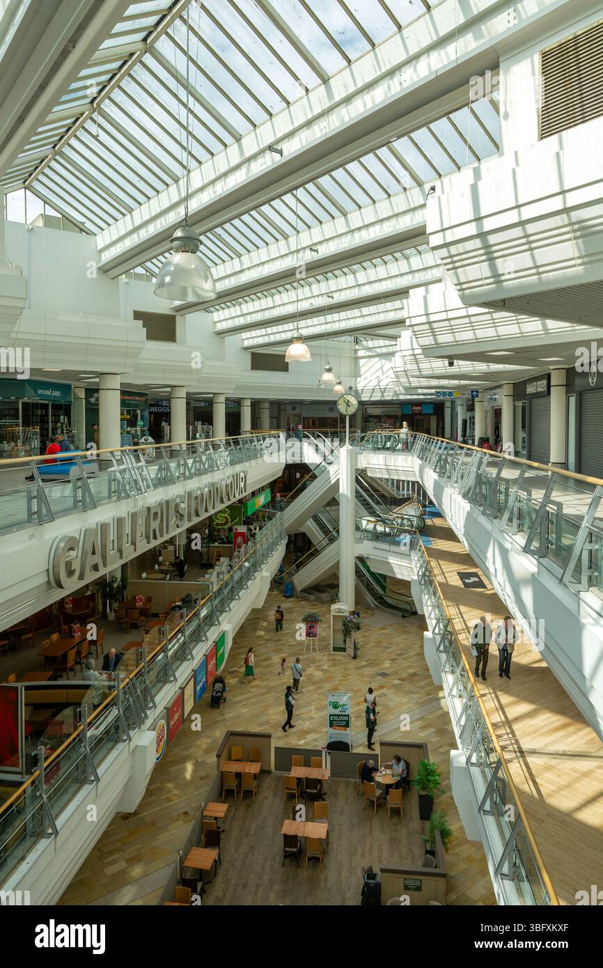 Inneres des Galleries Shopping Centre, Broadmead, Stadtzentrum von Bristol, England, Großbritannien Stockfoto