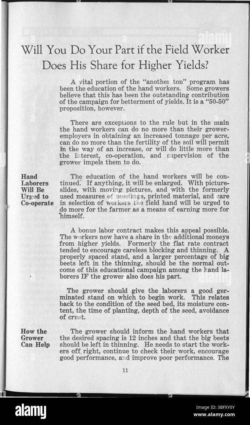 Seite 12 von „Through the Leaves, 1927“ erweitert den Themenindex (Seiten 532-538) und bietet mehr Organisation und Untersuchung relevanter Themen, die in der Arbeit behandelt werden. Stockfoto