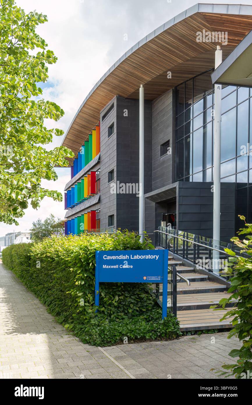 Das Maxwell-Zentrum im Cavendish Laboratory in Cambridge Stockfoto