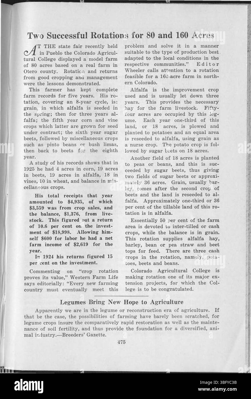 "Through the Leaves, 1926" fährt auf Seite 475 fort und bietet detaillierte Referenzen und wissenschaftliche Ressourcen für das Studium von Botanik- und Naturthemen. Der Themenindex auf den Seiten 532 bis 539 ist nach wie vor eine wichtige Ressource für die Forschung. Stockfoto