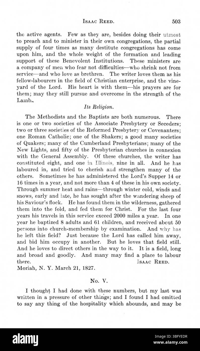 Diese Sammlung aus dem Jahr 1916 enthält Schriften früherer Reisende, die das Indiana-Territorium und die umliegenden Gebiete erkundet haben. Bemerkenswerte Werke sind Thomas Hutchins topographische Beschreibungen (1778), George Imlays Übersicht über das westliche Territorium (1793) und John Melishs Berichte von 1806 bis 1811. Es enthält auch Werke anderer Reisende wie Samuel Brown und Jervasse Cutler, die die Geographie, das Klima und die kulturellen Beobachtungen der Region aus dem späten 18. Und frühen 19. Jahrhundert hervorheben. Stockfoto