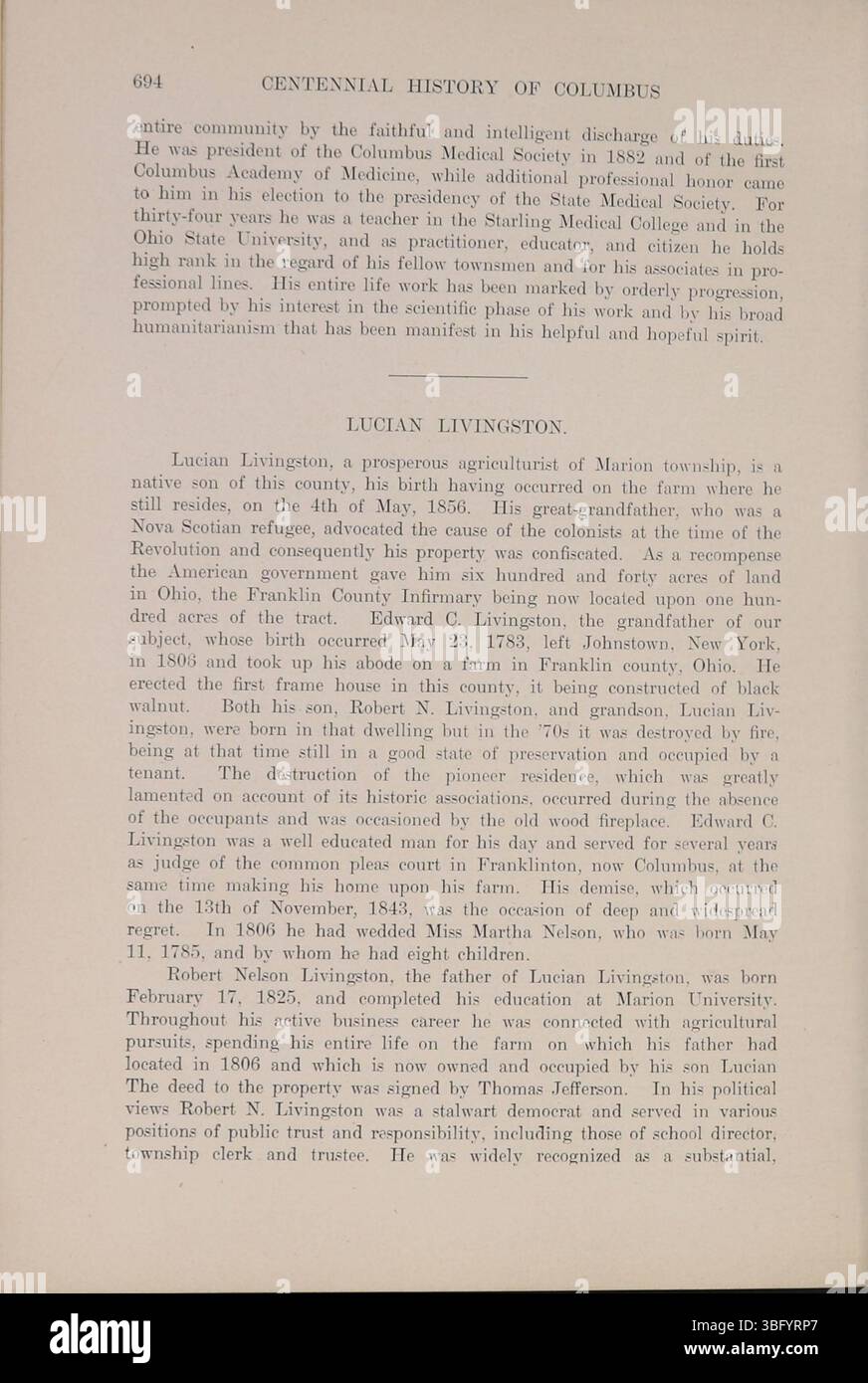Taylors Centennial History of Columbus and Franklin County, Ohio, Band 1, 1909, befasst sich mit der historischen Transformation der Region und beschreibt wichtige Ereignisse, Zahlen und gesellschaftliche Veränderungen. Der vollständige Index für beide Volumes befindet sich am Ende dieses Volumes. Stockfoto Taylors Centennial History of Columbus and Franklin County, Ohio, Band 1, 1909, befasst sich mit der historischen Transformation der Region und beschreibt wichtige Ereignisse, Zahlen und gesellschaftliche Veränderungen. Der vollständige Index für beide Volumes befindet sich am Ende dieses Volumes. Stockfoto