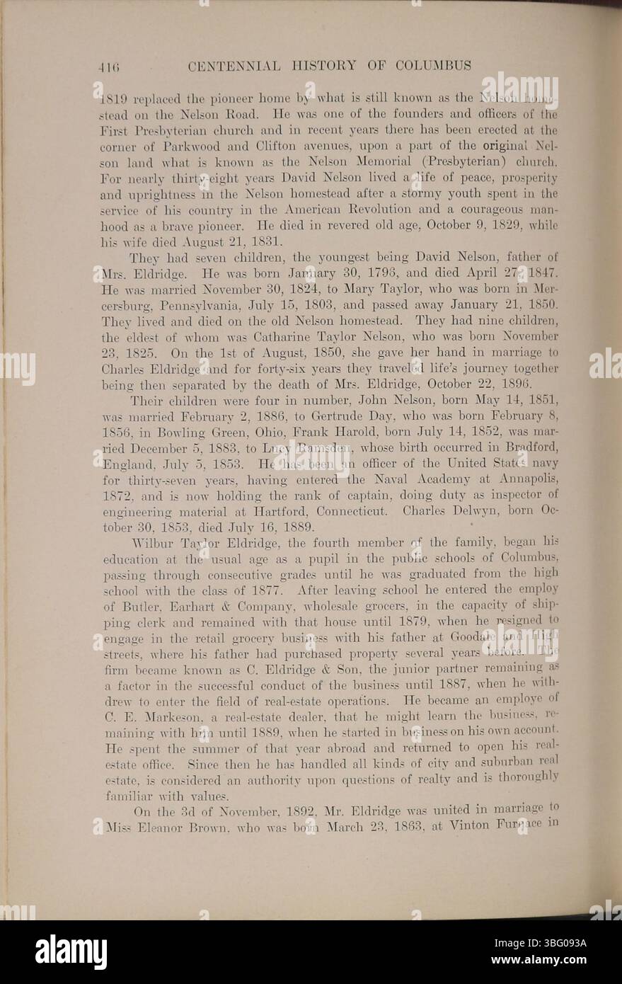 In Band 2 von *Taylor's Centennial History of Columbus and Franklin County, Ohio* (1909) wird die historische Erzählung fortgesetzt, mit einem tieferen Blick auf das Wachstum und die Transformation Zentral-Ohios. Der Index für beide Volumes wird in Volume 1 angezeigt. Stockfoto In Band 2 von *Taylor's Centennial History of Columbus and Franklin County, Ohio* (1909) wird die historische Erzählung fortgesetzt, mit einem tieferen Blick auf das Wachstum und die Transformation Zentral-Ohios. Der Index für beide Volumes wird in Volume 1 angezeigt. Stockfoto