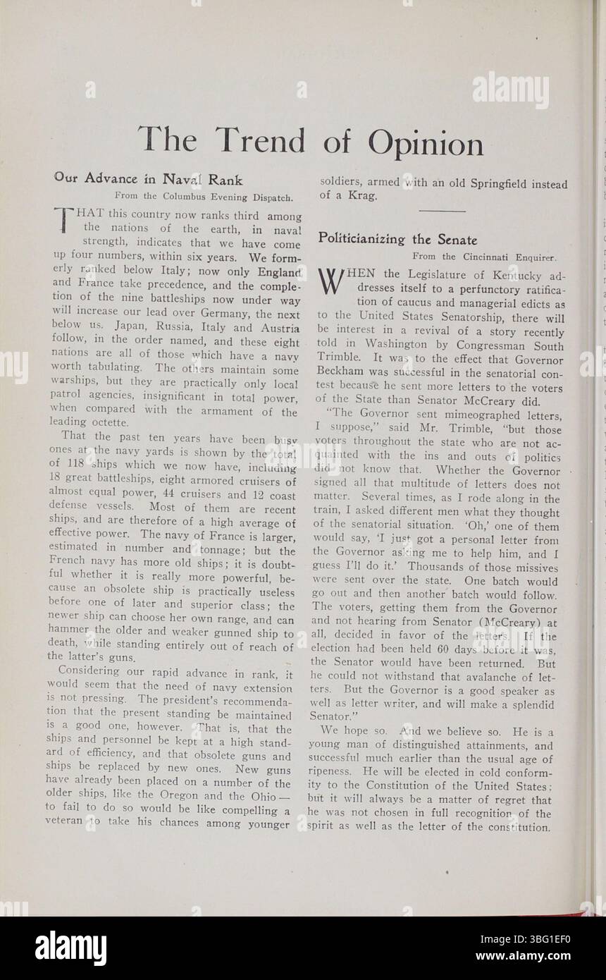 Das 1907 erschienene Ohio Illustrated Magazine befasste sich mit einer breiten Palette von Themen, die für Ohioans relevant sind. Es enthielt historische Artikel und Beiträge zu sozialen, kulturellen und politischen Entwicklungen und gab einen tiefgreifenden Blick auf den Wandel des Staates in den frühen 1900er Jahren Stockfoto Das 1907 erschienene Ohio Illustrated Magazine befasste sich mit einer breiten Palette von Themen, die für Ohioans relevant sind. Es enthielt historische Artikel und Beiträge zu sozialen, kulturellen und politischen Entwicklungen und gab einen tiefgreifenden Blick auf den Wandel des Staates in den frühen 1900er Jahren Stockfoto