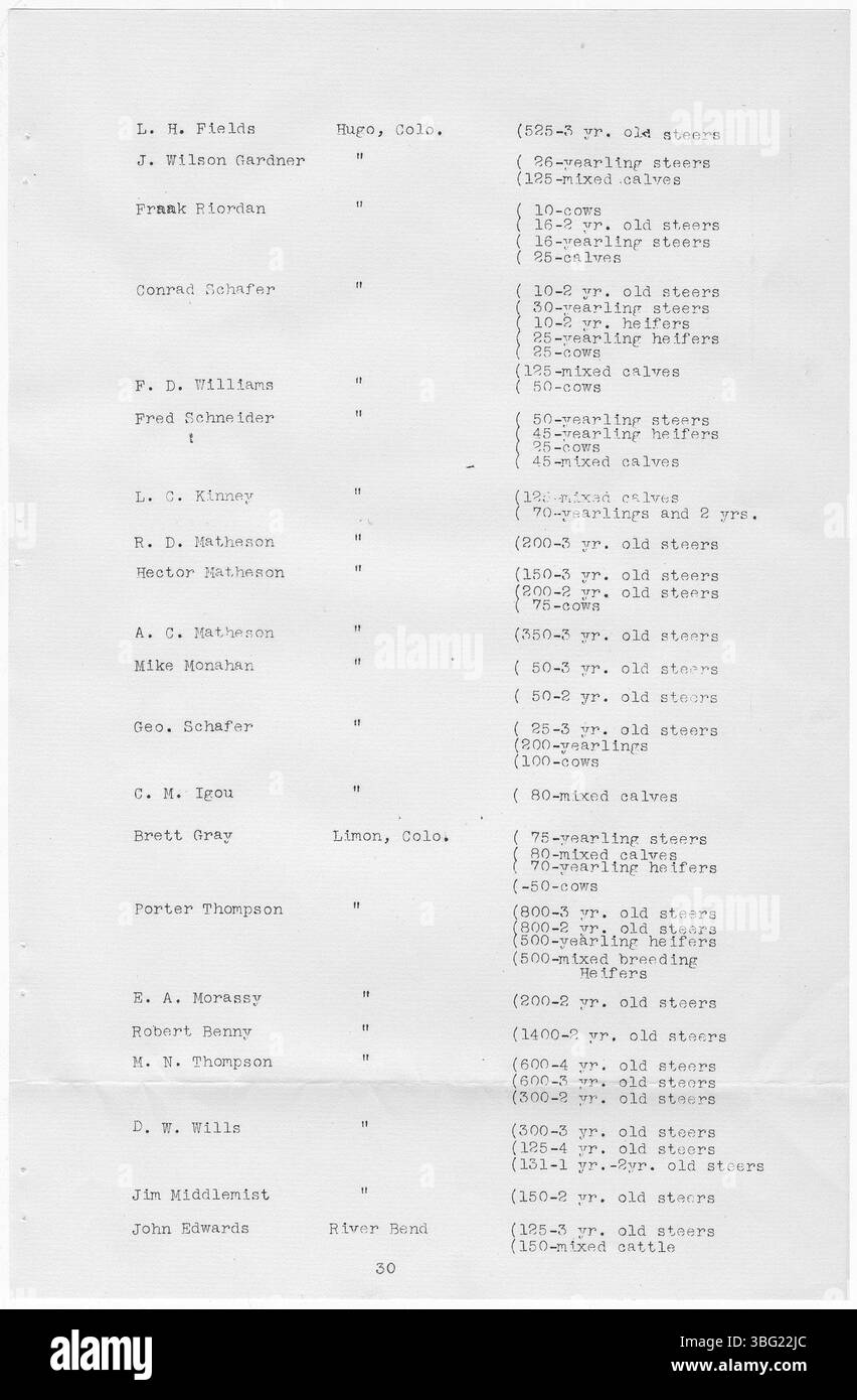 Seite 62 des Jahresberichts 1927 für Lincoln County's Extension Service, in dem die Bildungsmaßnahmen und die Unterstützung der Landwirtschaft durch County Extension Agent L. C. Gilbert im Laufe des Jahres beschrieben werden. Stockfoto