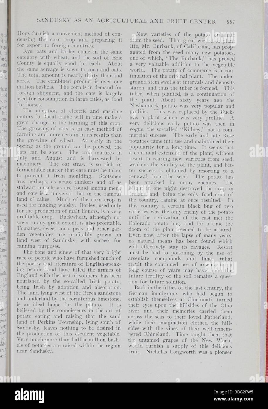 1907 veröffentlichte das Ohio Illustrated Magazine redaktionelle Inhalte und visuelle Elemente zum kulturellen Erbe und zu historischen Themen in Ohio. Stockfoto