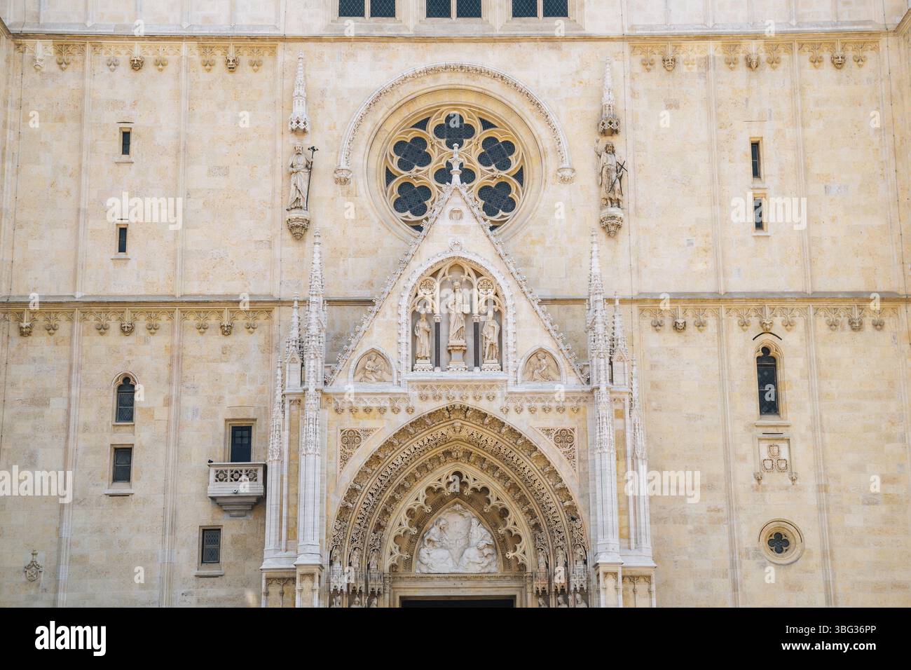 Zagreb Kathedrale in Zagreb, Kroatien, Europa Stockfoto