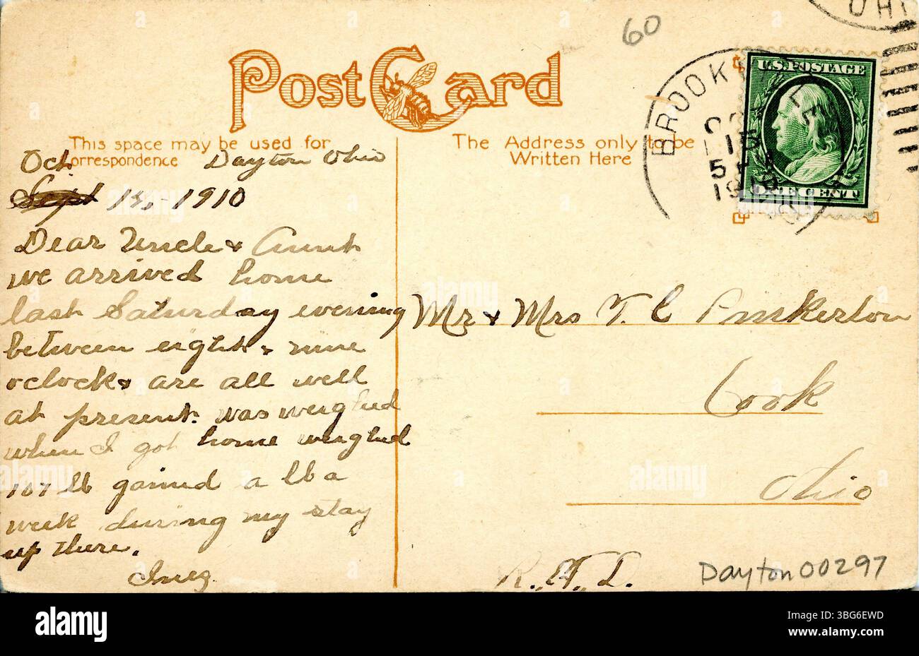 Diese schwarz-weiße Postkarte aus dem Jahr 1941 zeigt den See und den Seerosenteich im National Military Home in Dayton, Ohio, eine friedliche Szene von dieser historischen Stätte. Stockfoto