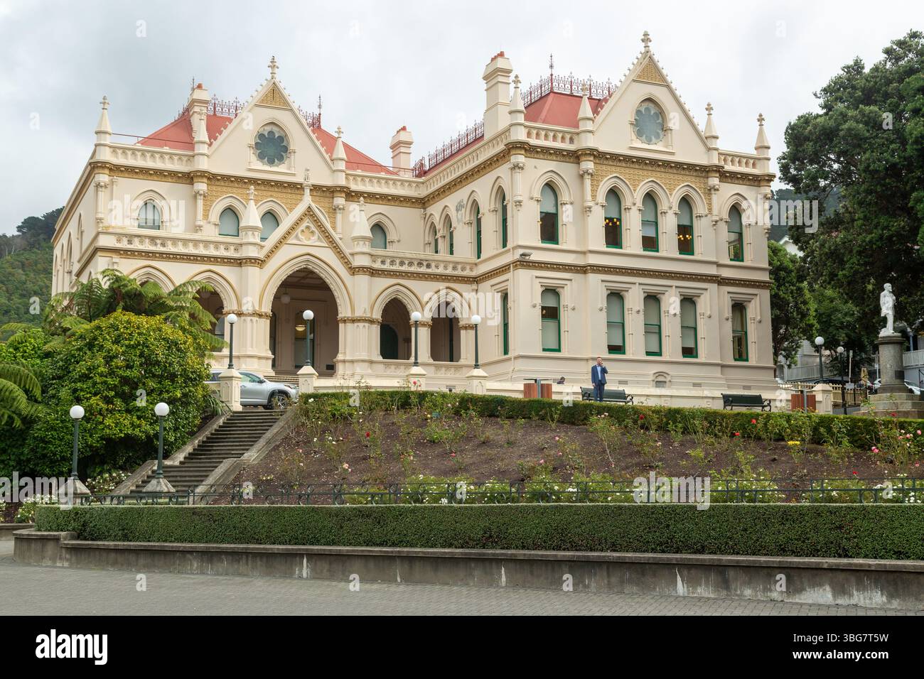 Die New Zealand Parliamentary Library, bis 1985 als General Assembly Library bekannt, ist die Bibliothek und Informationsquelle der New Zealand Pa Stockfoto