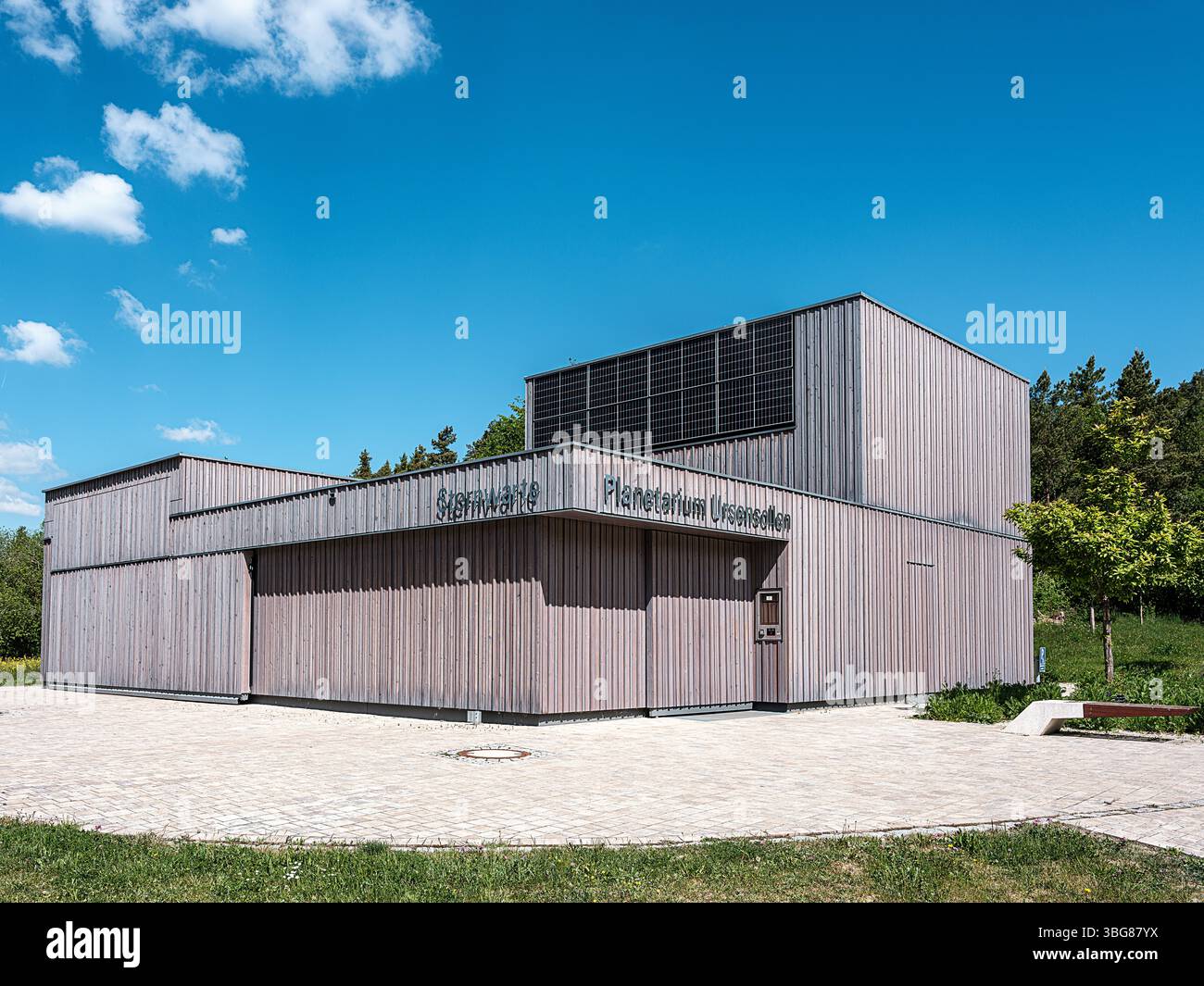 Planetarium und Sternwarte Ursensollen Stockfoto