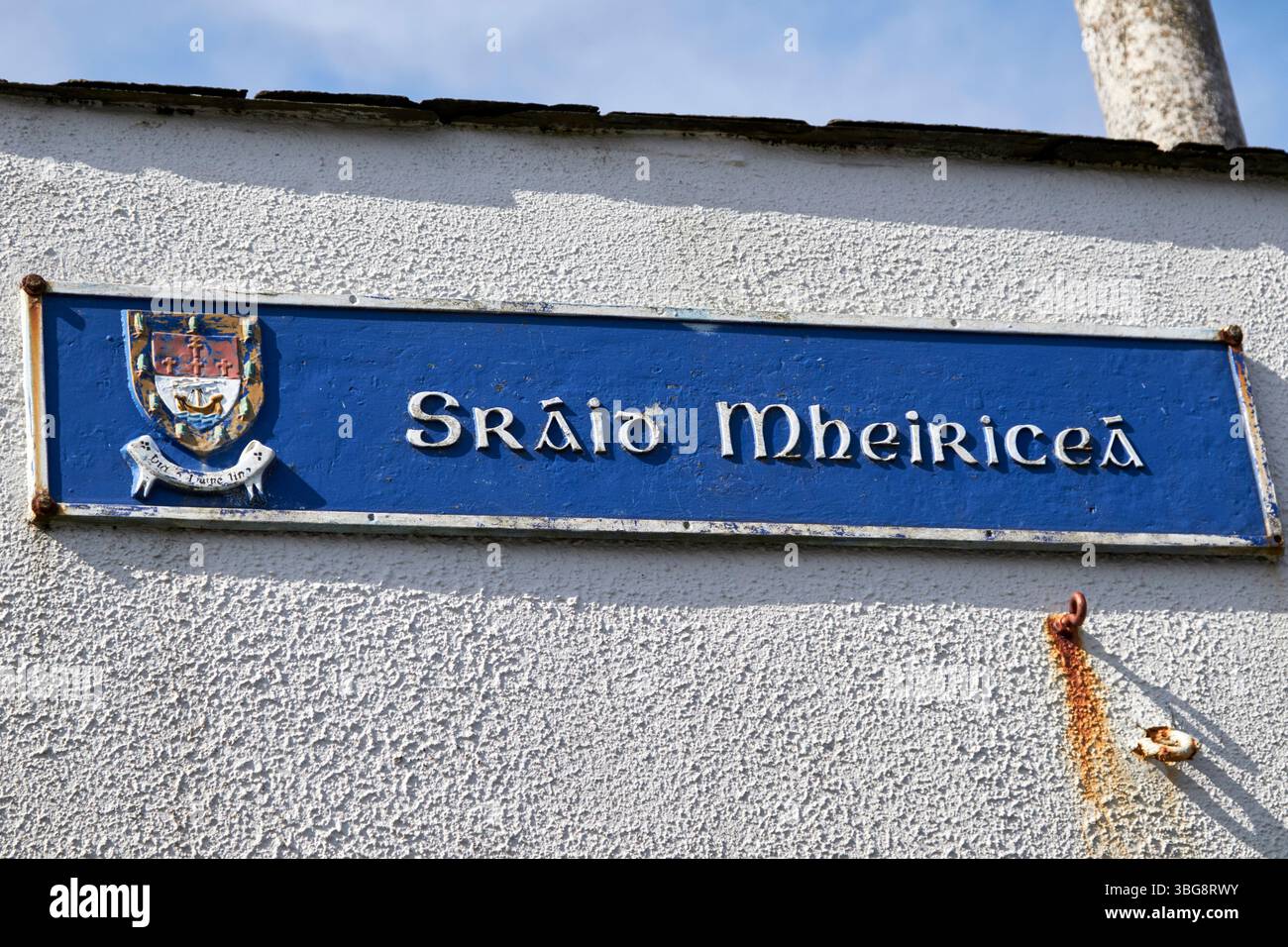 SRAID mheiricea amerikanische Straße belmullet County Mayo republik irland Stockfoto