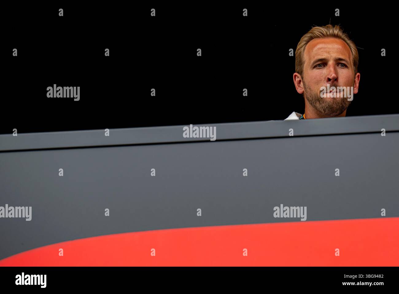 Montmelo, Spanien, 1. Juni 2025, Harry Kane, Fußballspieler beim Großen Preis von Spanien 2025, der in Montmelo, Spanien stattfindet. Quelle: Michael Potts/Alamy Live News Stockfoto