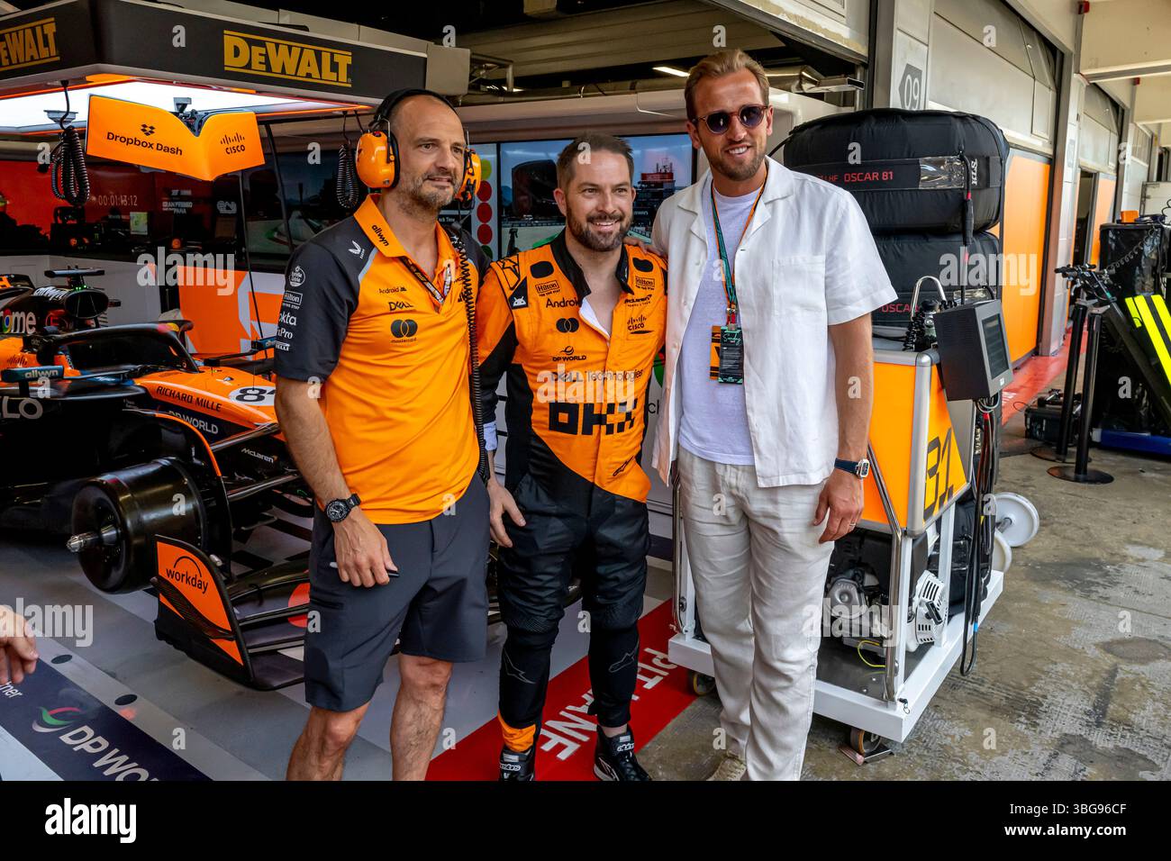 Montmelo, Spanien, 1. Juni 2025, Harry Kane, Fußballspieler beim Großen Preis von Spanien 2025, der in Montmelo, Spanien stattfindet. Quelle: Michael Potts/Alamy Live News Stockfoto