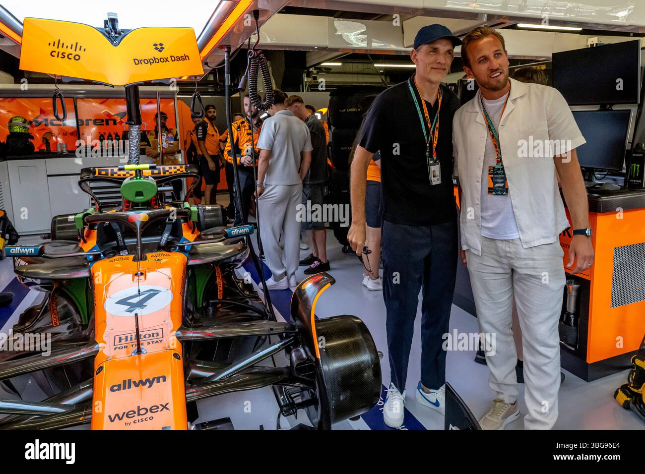 Montmelo, Spanien, 1. Juni 2025, Harry Kane, Fußballspieler beim Großen Preis von Spanien 2025, der in Montmelo, Spanien stattfindet. Quelle: Michael Potts/Alamy Live News Stockfoto