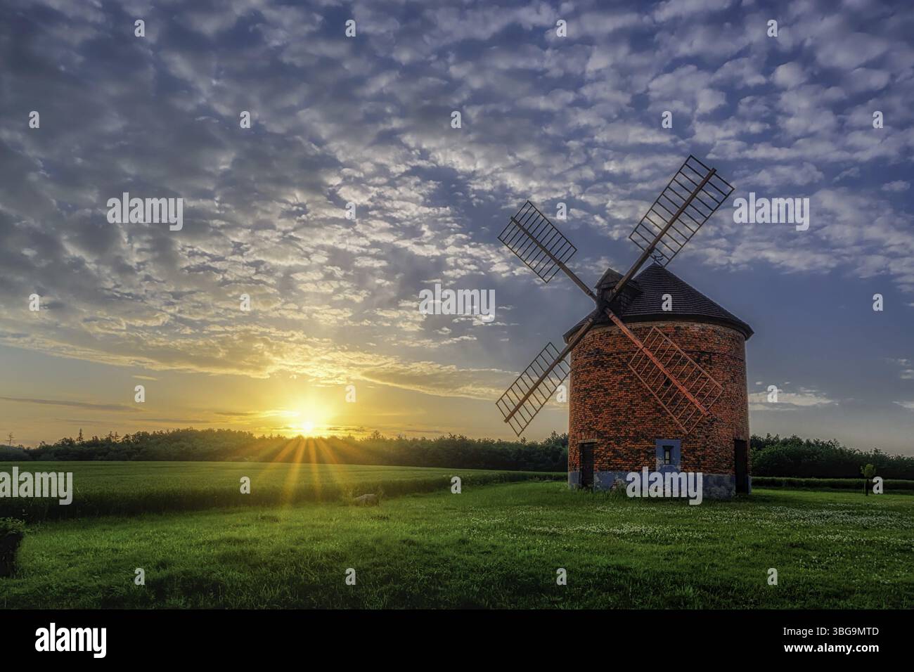Wunderschöne mährische unberührte Natur, ein wunderbares Ziel für Urlaub und Entspannung Stockfoto