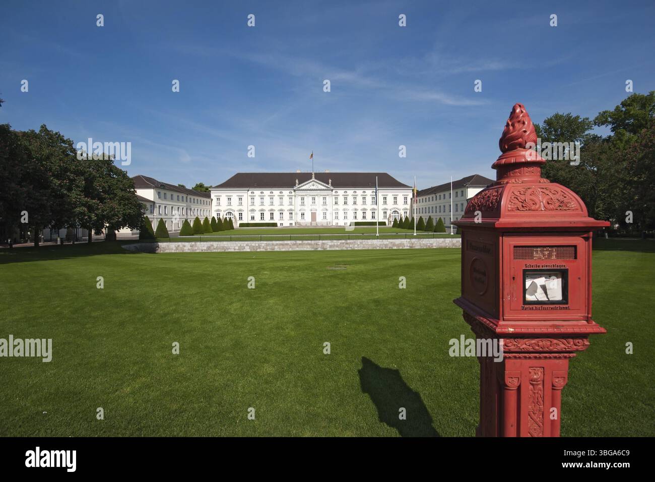 Schloss Bellevue in Berlin, Deutschland, Europa Stockfoto