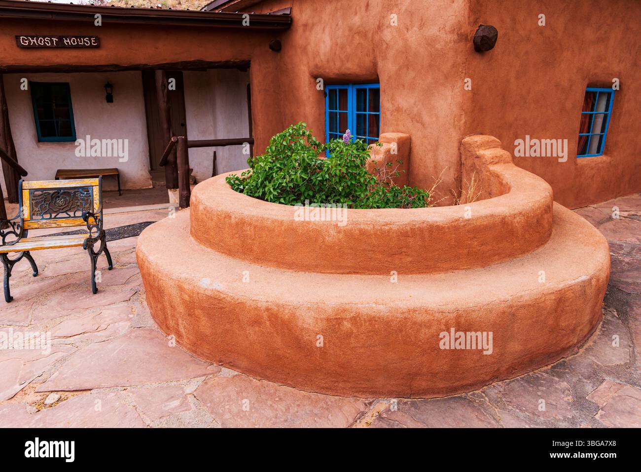 Ghost House; Georgia O'Keefe's Ghost Ranch; Abiquiu; New Mexico; USA Stockfoto