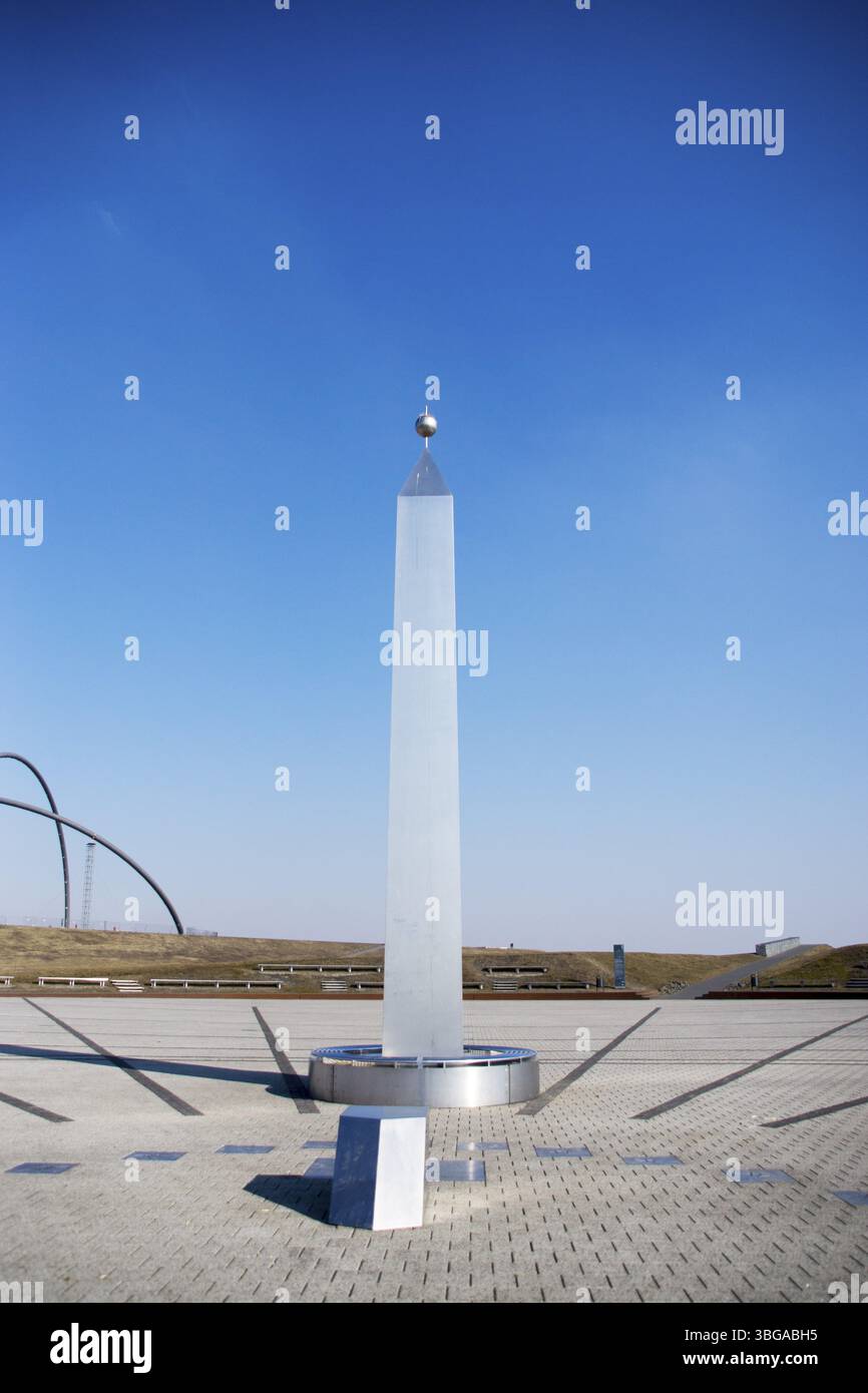 Obelisk an der Hoheward-Verderbungsspitze bei Herten, Deutschland, Europa Stockfoto