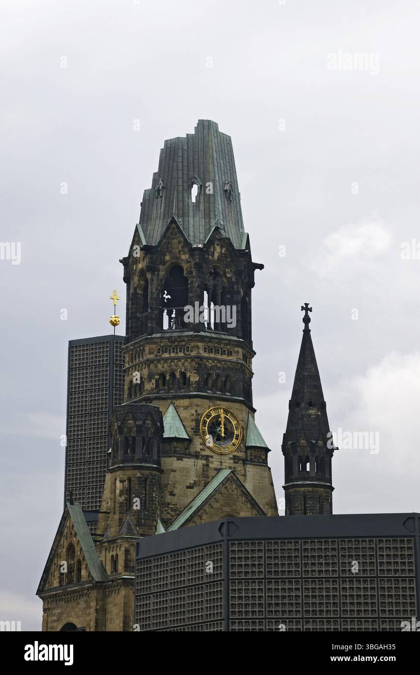Kaiser-Wilhelm-Gedächtniskirche in Berlin Stockfoto