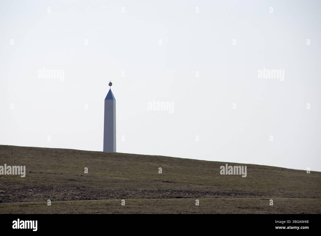 Obelisk an der Hoheward-Verderbungsspitze bei Herten, Deutschland, Europa Stockfoto