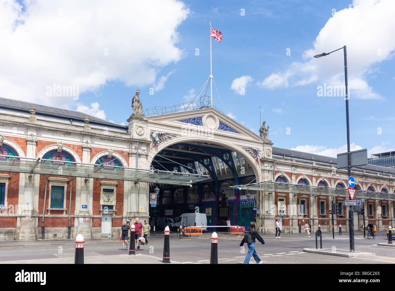 Smithfield Market, West Smithfield, City of London, Greater London, England, Vereinigtes Königreich Stockfoto