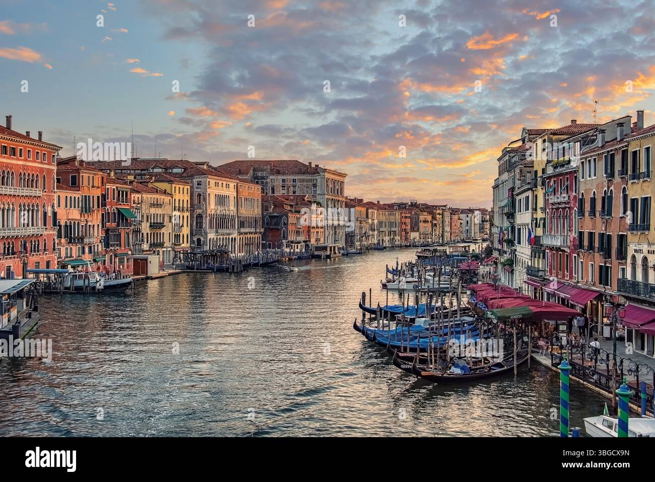 Die Stadt Venedig am Morgen, Italien Stockfoto