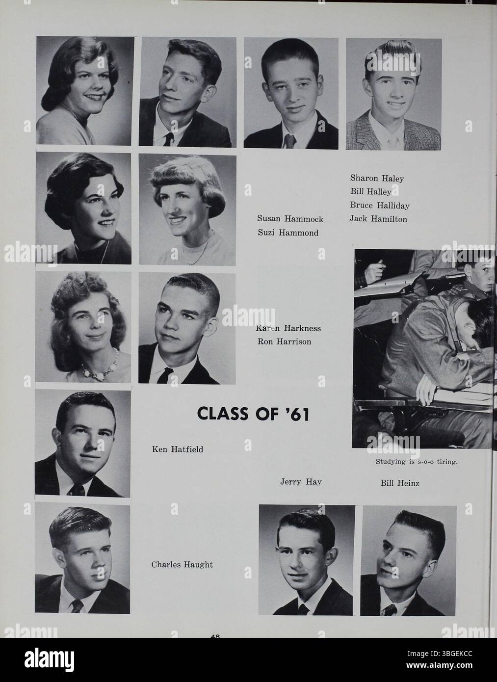 Im „Memory Book“ von 1961 wird die historische Entwicklung der North High School von ihrer Gründung im Jahr 1893 bis zu ihrer Ersetzung durch ein neues Gebäude an der 100 East Arcadia Avenue im Jahr 1924 beschrieben. Die Schule wurde 1979 geschlossen und 2012 als Columbus International High School wieder eröffnet. Stockfoto