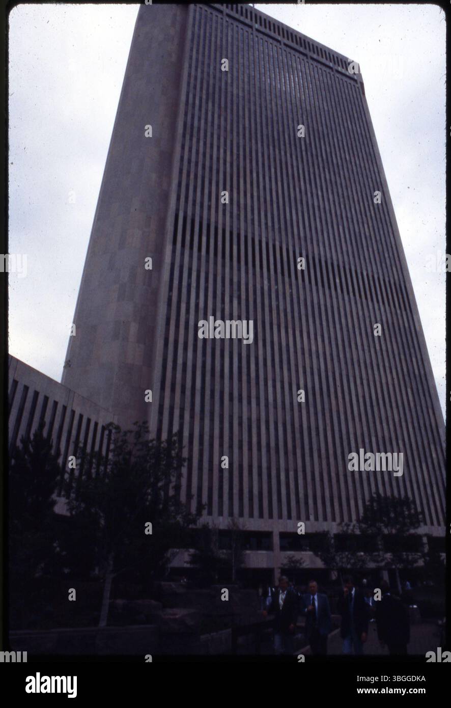 Foto von One Nationwide Plaza an der 263 North High Street. Der Spatenstich fand am 12. Juli 1974 statt. Das Gebäude wurde am 4. Mai 1978 eingeweiht. Stockfoto