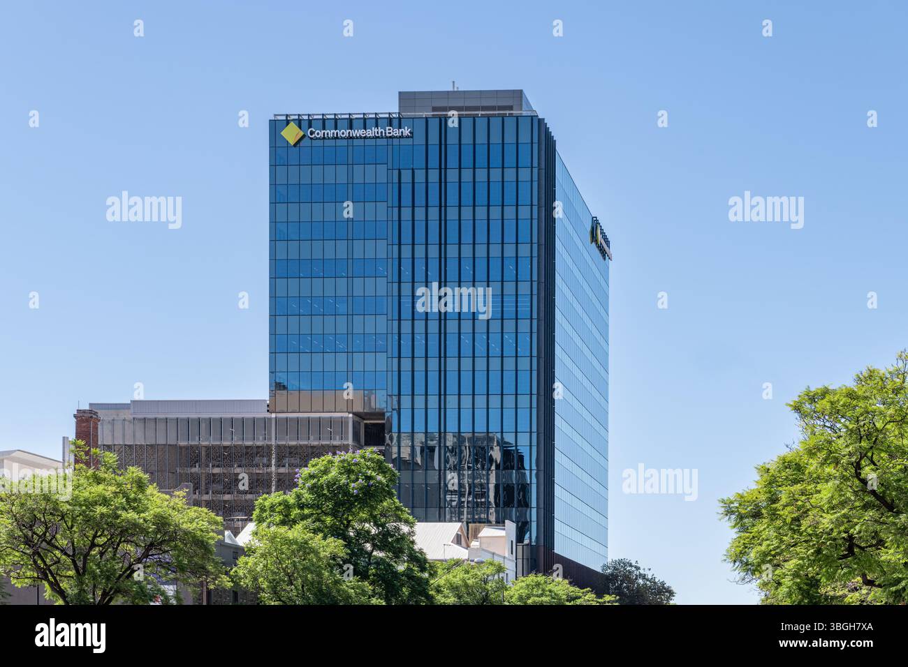 Commonwealth Bank Büros in der Wakefield Street, Adelaide, South Australia, Australien Stockfoto
