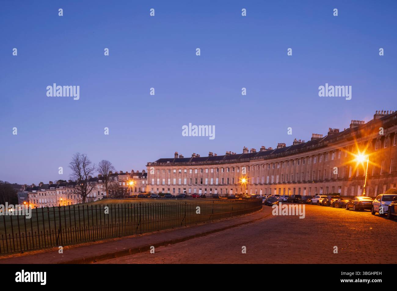 England, Somerset, Bad, Royal Crescent Stockfoto