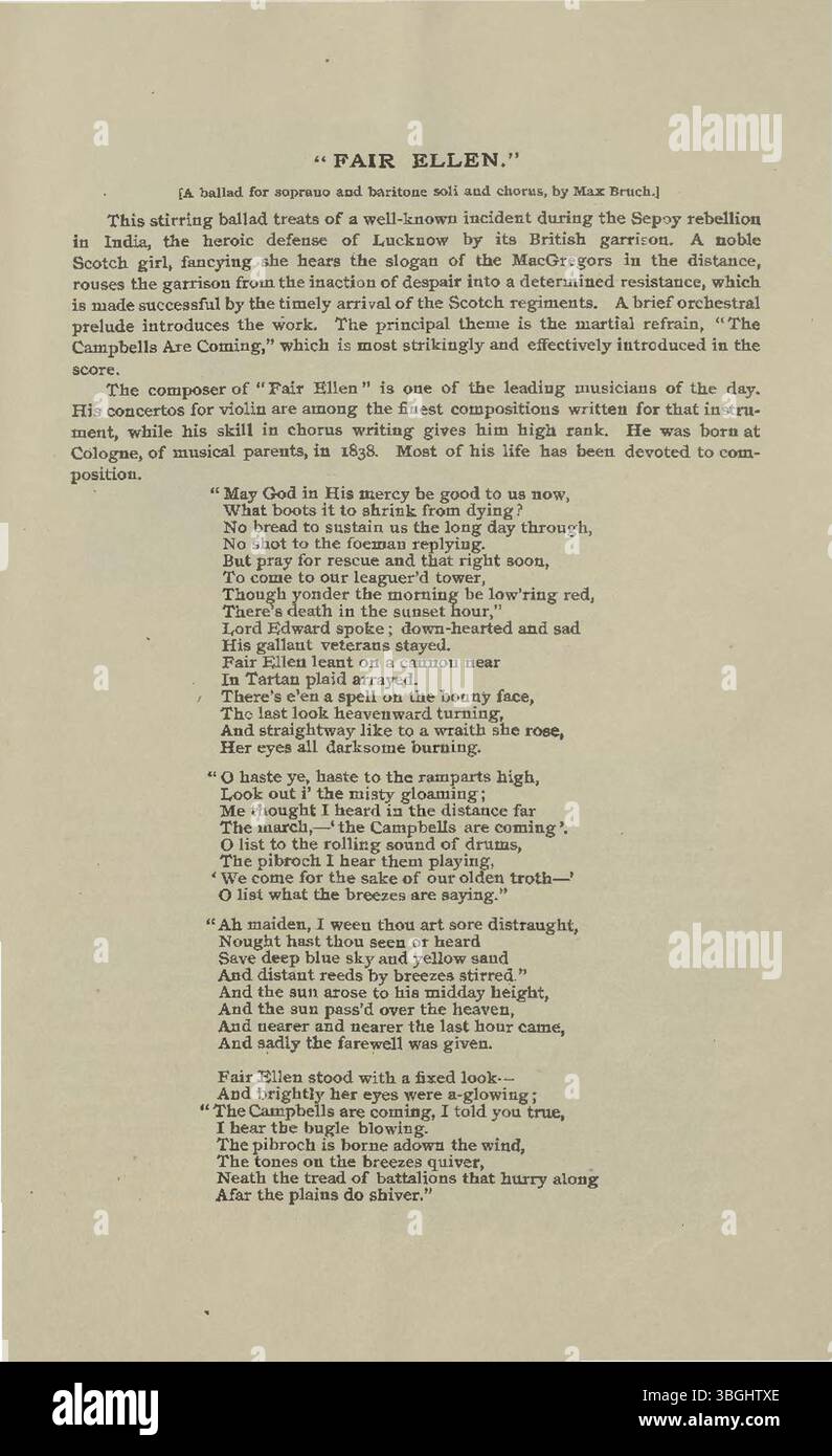 Das siebte jährliche Mai-Musikfestival, das am 13. Mai 1895 in Indianapolis stattfand, zeigte Auftritte des Maennerchor und anderer Teilnehmer der deutsch-amerikanischen Gemeinschaft in Indianapolis und feierte das kulturelle Erbe durch Musik. Stockfoto