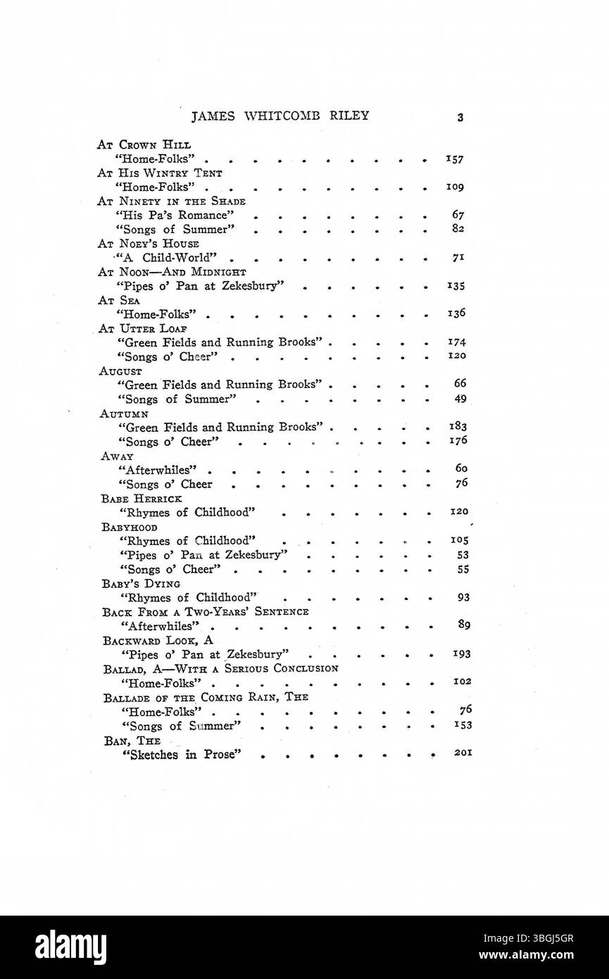 Seite 180 der 1907 erschienenen Publikation "Morning" enthält die Schrift, die für den literarischen und historischen Kontext repräsentativ ist. Stockfoto