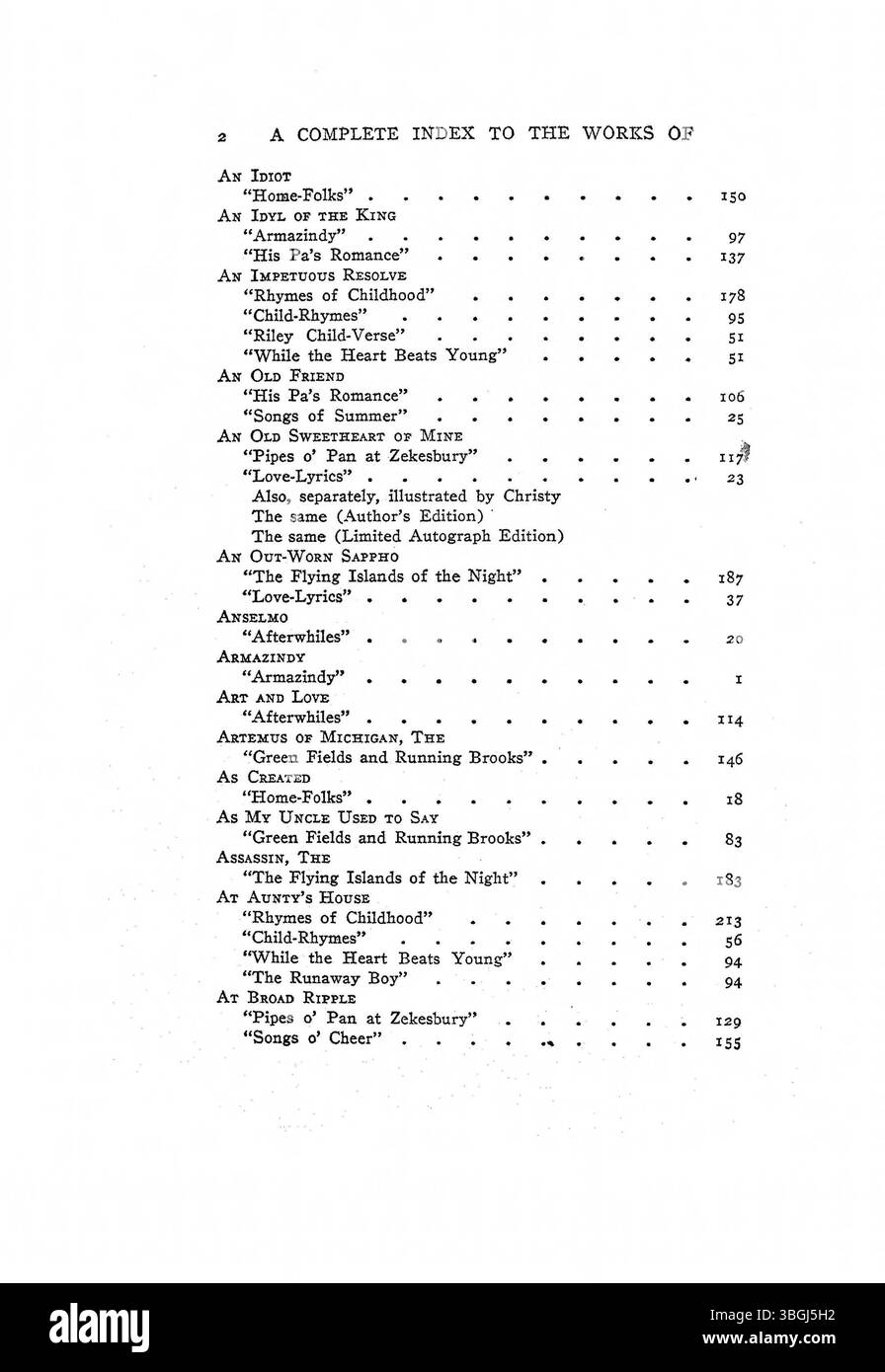 Seite 179 des 1907 erschienenen literarischen Werks „Morning“ enthält Inhalte, die die Schriften der frühen 1900er Jahre widerspiegeln. Stockfoto