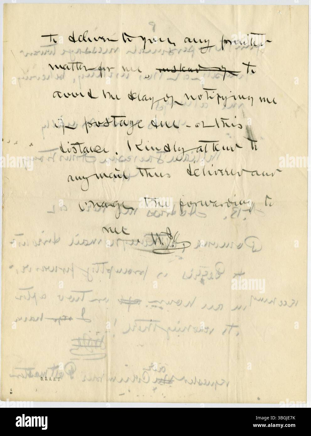 Ein Brief von William Jackson Armstrong an Charles B. Galbreath vom 13. Juni 1906, in dem er Armstrongs Zeit in Südkalifornien, seine Ansichten über den Staat und Anfragen über Columbus diskutierte. Armstrong war Generalinspektor der US-Konsulate und ein bekannter Historiker und Sozialreformer. Stockfoto Ein Brief von William Jackson Armstrong an Charles B. Galbreath vom 13. Juni 1906, in dem er Armstrongs Zeit in Südkalifornien, seine Ansichten über den Staat und Anfragen über Columbus diskutierte. Armstrong war Generalinspektor der US-Konsulate und ein bekannter Historiker und Sozialreformer. Stockfoto